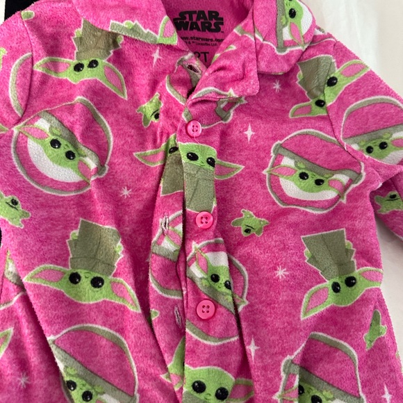 Star Wars Pajamas 2t Size Star Wars Baby Yoda Pink Pajama Set